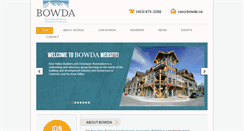 Desktop Screenshot of bowda.ca