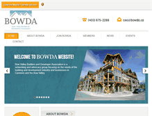Tablet Screenshot of bowda.ca